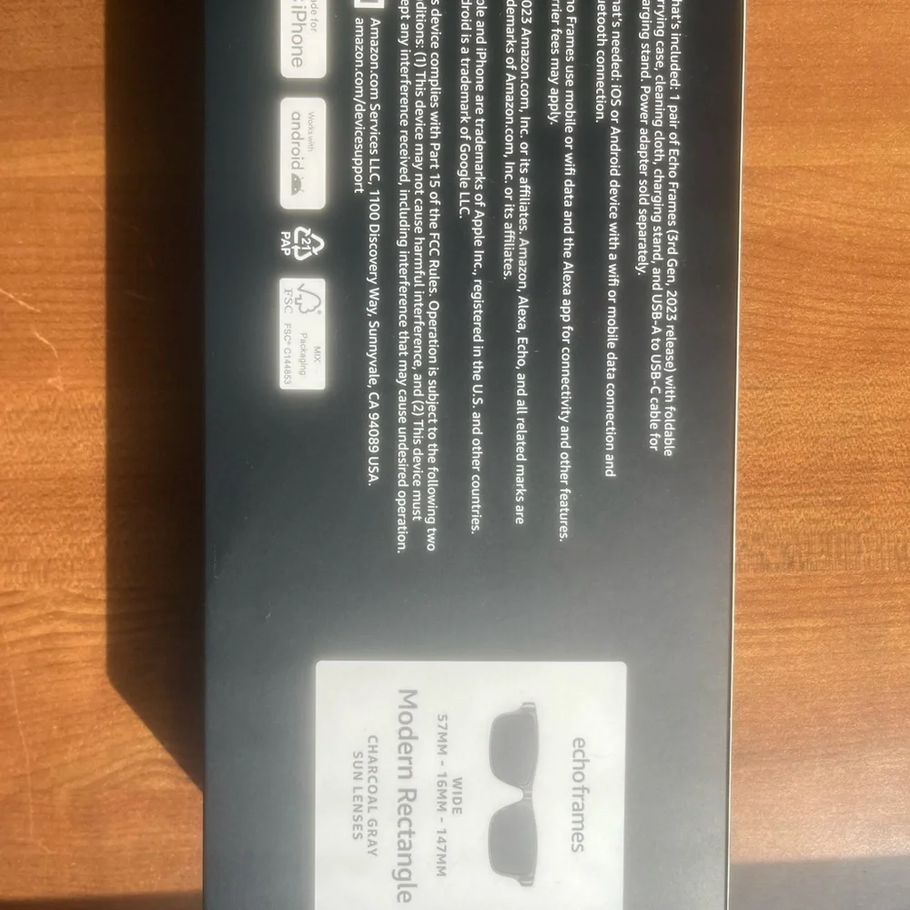 Amazon Echo Frames Black